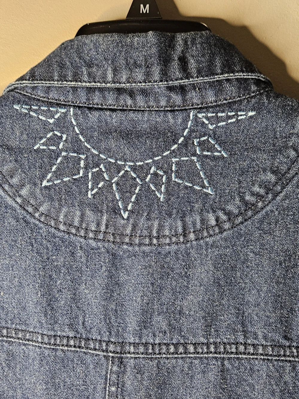 Men's Dark Blue Denim Jacket - Moeshe